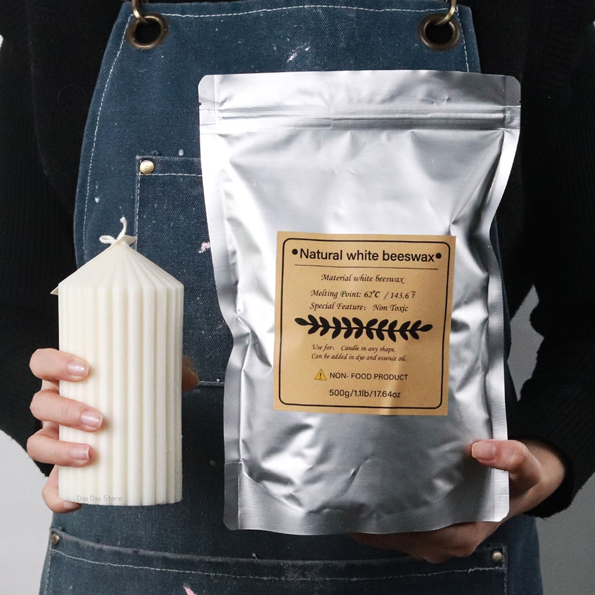 White Beeswax Pure Natural Gra - Candle Supplies Beeswax 评论和价格