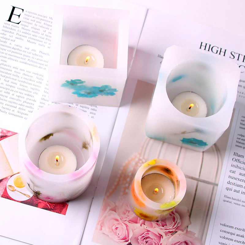 Windproof Wax Cup Acrylic Mold - Candle Supplies Storage 评论和价格