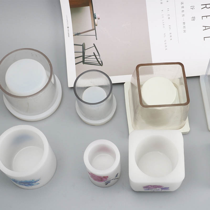 Windproof Wax Cup Acrylic Mold - Candle Supplies Storage 评论和价格