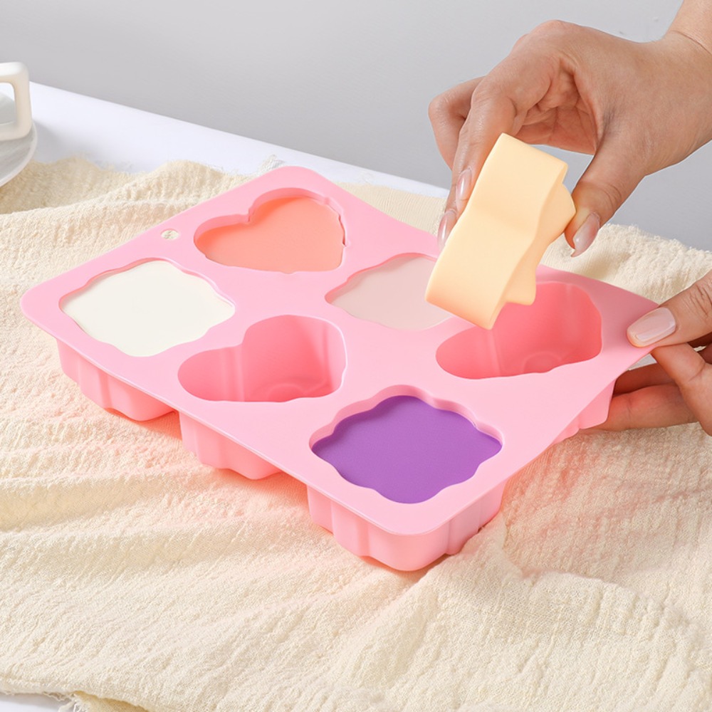 Square Heart Shape Silicone Mo - Candle Supplies Storage 评论和价格