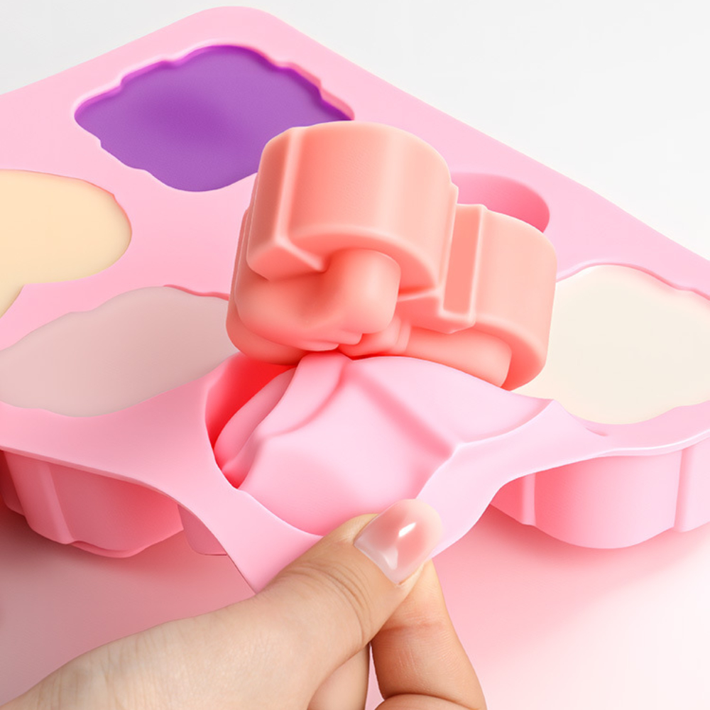 Square Heart Shape Silicone Mo - Candle Supplies Storage 评论和价格