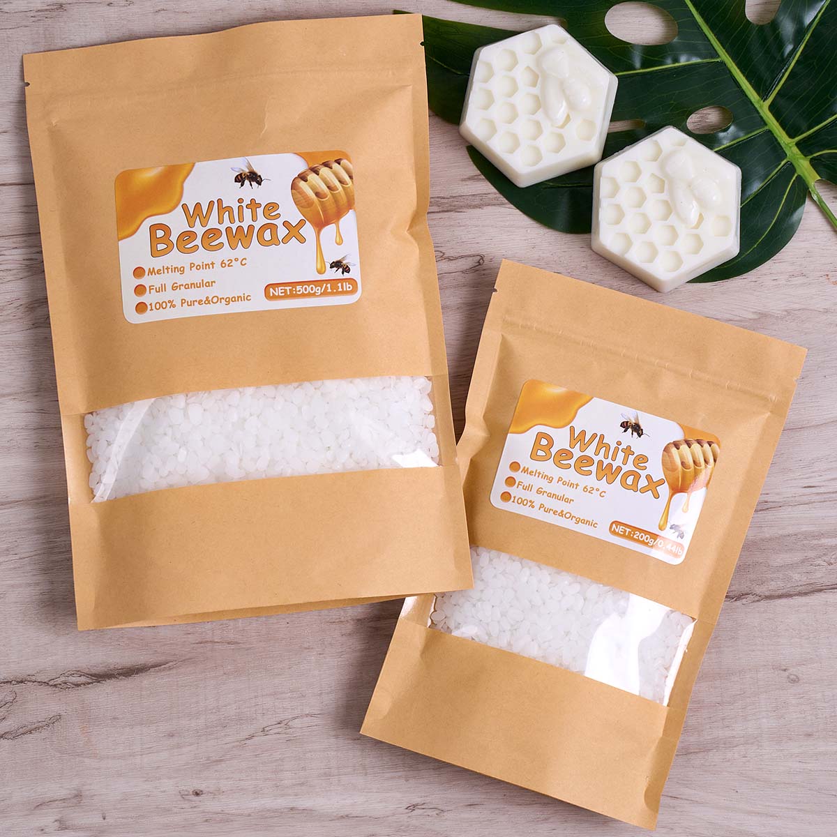 1000g White Beeswax DIY Candle - Candle Supplies Beeswax 评论和价格