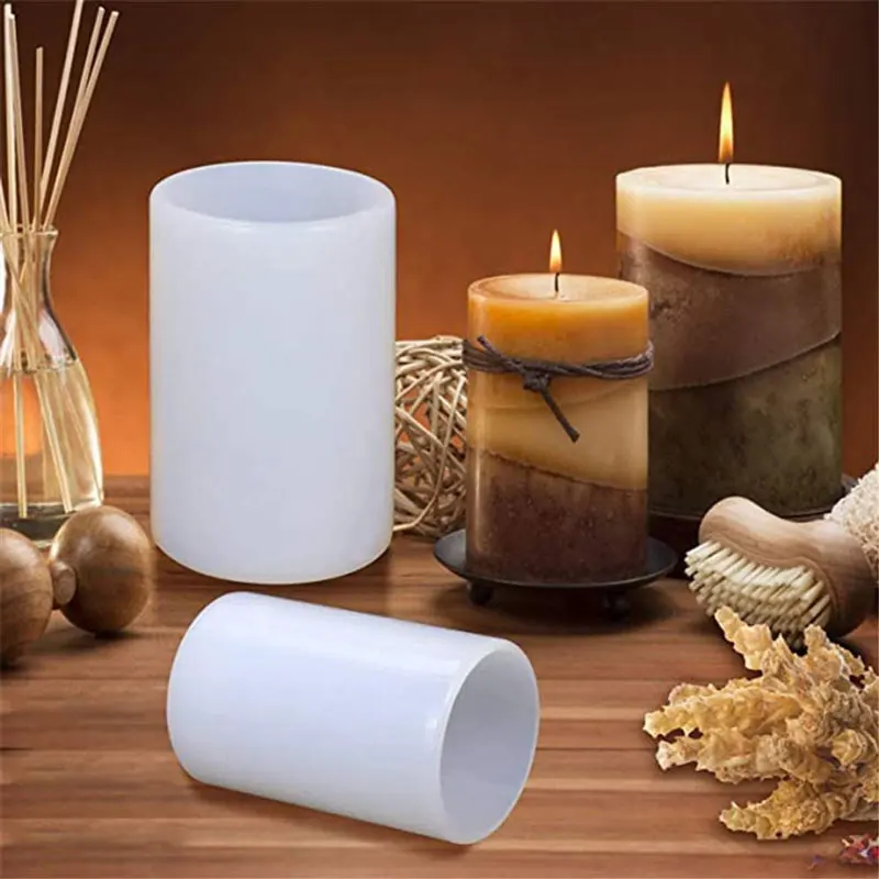 Cylinder Silicone Candle Molds - Candle Supplies Storage 评论和价格