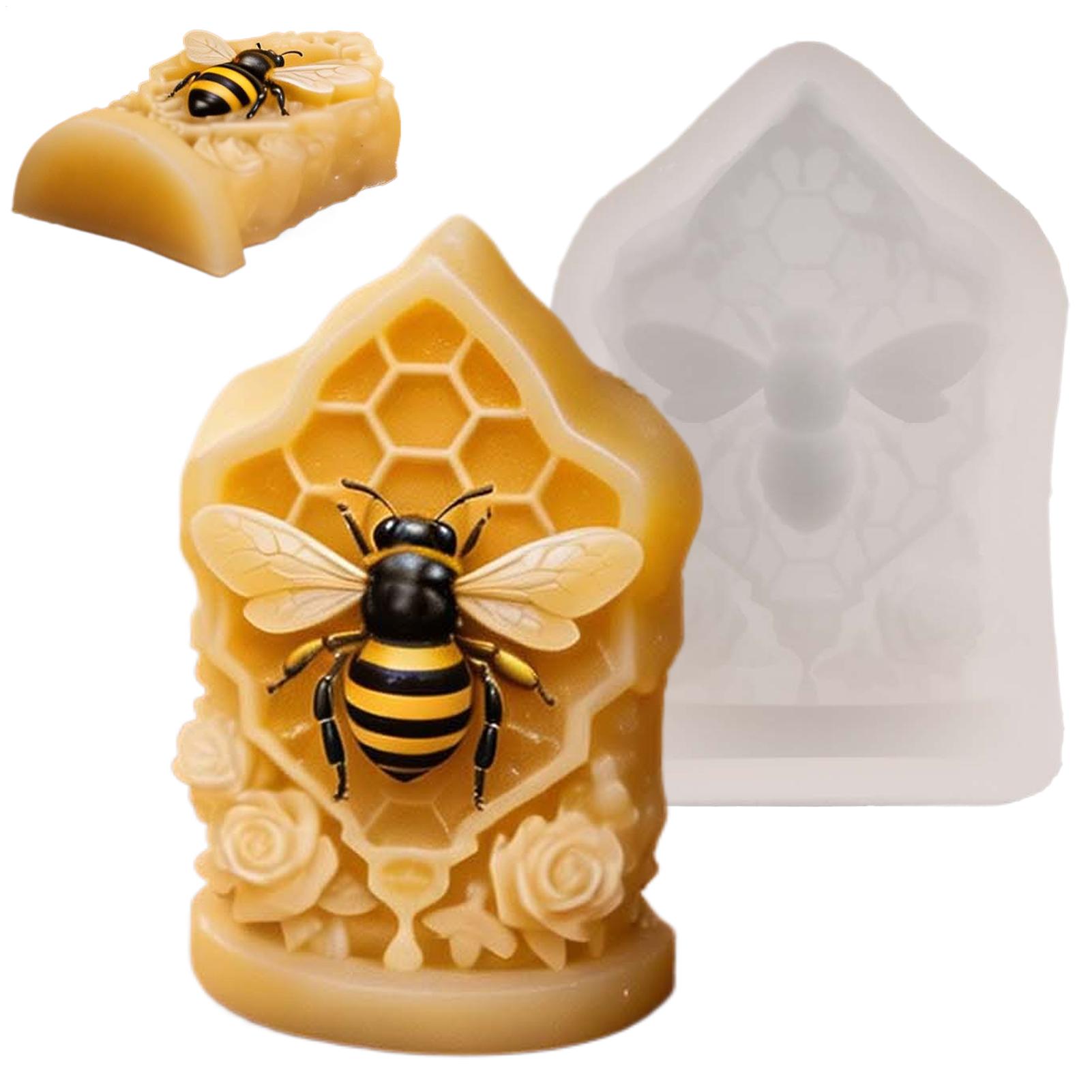 Honey Comb Silicone Mold 3D Ho - Candle Supplies Beeswax 评论和价格
