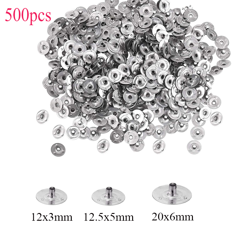 500 Pieces Candle Wick Metal S - Candle Supplies Storage 评论和价格