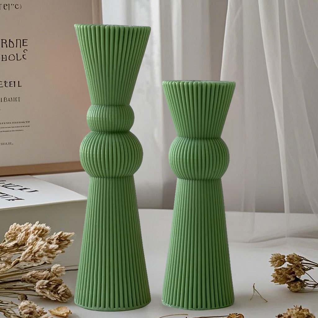 DIY Long Rod Striped Pillar Ca - Candle Supplies Storage 评论和价格