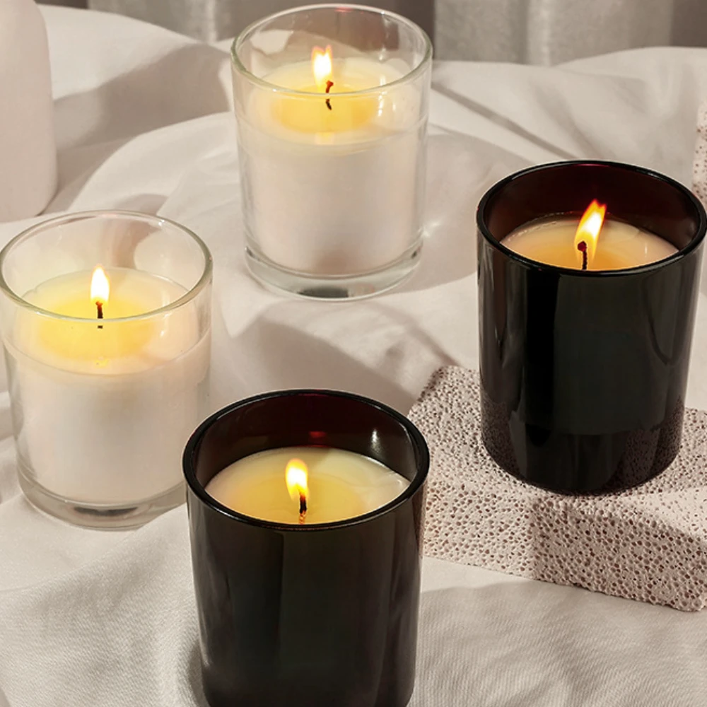 Luxury Glass Candle Jar Black  - Luxury Candle Supplies Jars 评论和价格